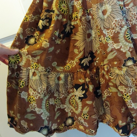 Earthy Floral Summer Dress - Picture 3 of 5